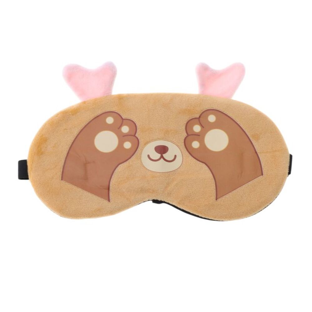 Cartoon Cat Paw Eye Mask Yellow